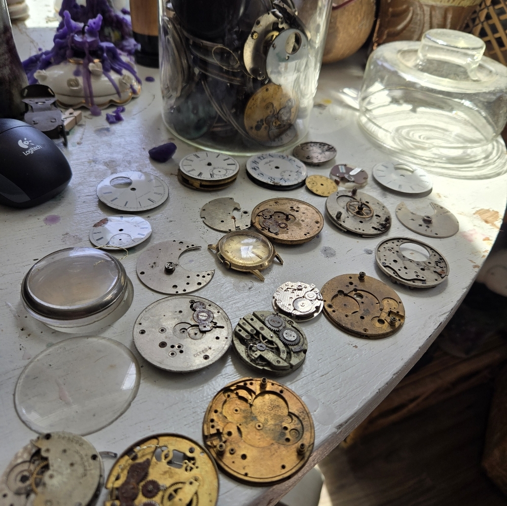 Steampunk Pocket Watch Components. - Picture 2 of 9